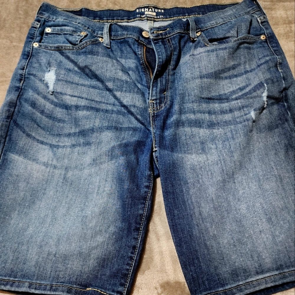 Levi Distressed Denim Shorts